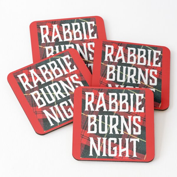 Item preview, Rabbie Burns Night Quote On Varicolored Checked Plaid designed and sold by taiche.