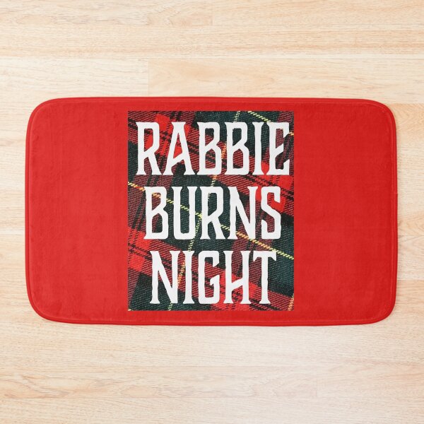 Item preview, Rabbie Burns Night Quote On Varicolored Checked Plaid designed and sold by taiche.