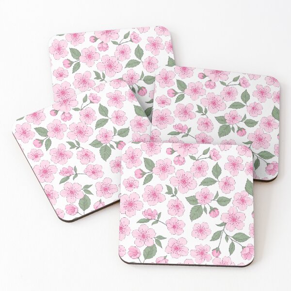 Item preview, Pink Cherry Blossom Floral Pattern | Seamless Flowers & Leaves Design designed and sold by  Ojo de Lilith.