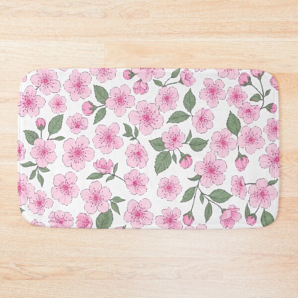 Item preview, Pink Cherry Blossom Floral Pattern | Seamless Flowers & Leaves Design designed and sold by  Ojo de Lilith.