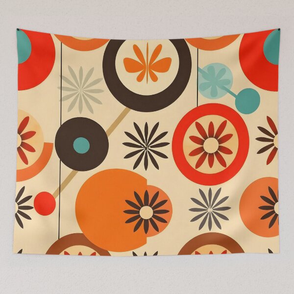 Item preview, Retro Mid Century Modern Pattern  designed and sold by GraphicsClub.