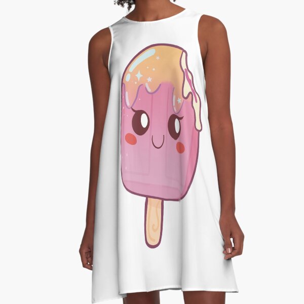 Vista previa del artículo con la obra «Paletas de helado de fresa», diseñado y vendido por Lilla23.