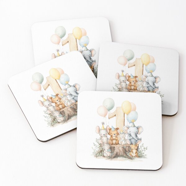 Item preview, Baby Animals First Birthday Celebration designed and sold by Blurbean.