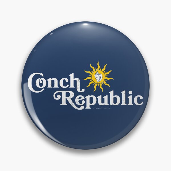 Item preview, Conch Republic Key West Florida Retro Text designed and sold by deadmansupplyco.