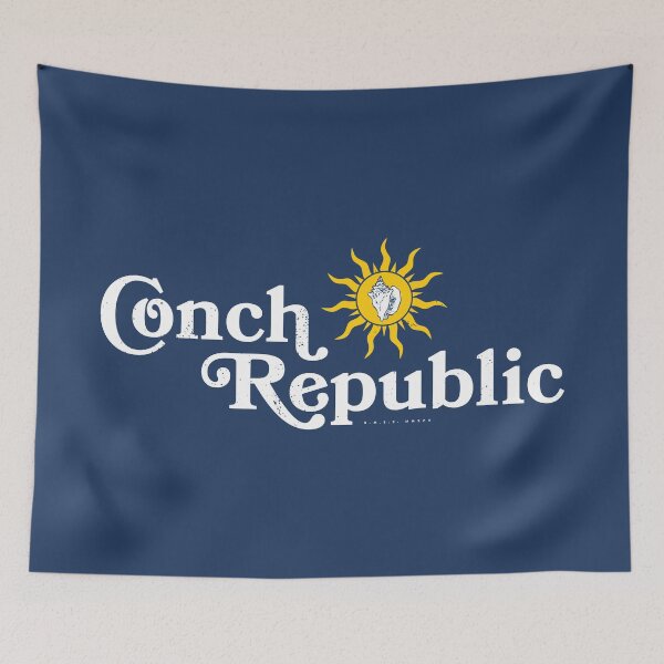 Item preview, Conch Republic Key West Florida Retro Text designed and sold by deadmansupplyco.