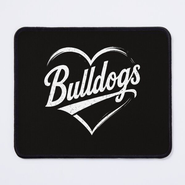 Item preview, Vintage Bulldogs Pride Tee – Retro Heart Graphic Shirt designed and sold by ArmyAbodo.