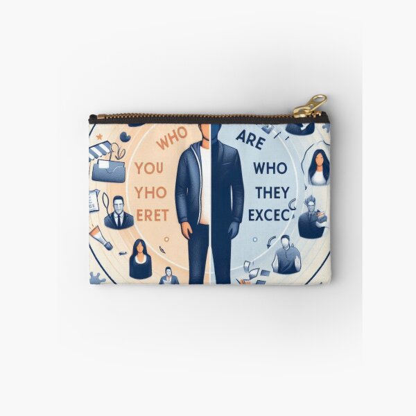 Item preview, Who You Are vs. Who They Expect – Split Identity Concept Art designed and sold by ashokreddy343.