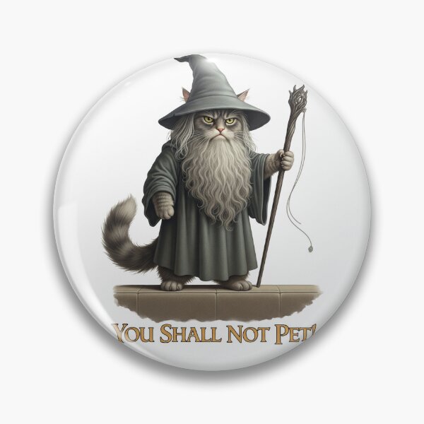 Item preview, Catdalf The Grey - LOTR Parody designed and sold by CatsAreFamous.