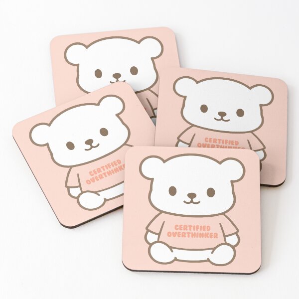 Item preview, CUTE BEAR - Certified Overthinker  designed and sold by Lizscorpio.