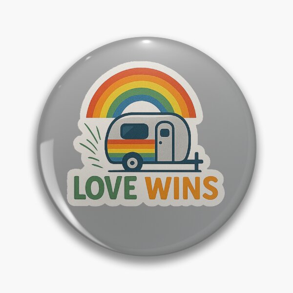 Item preview, Pride Airstream Love Wins designed and sold by Healy | Sér á báti.