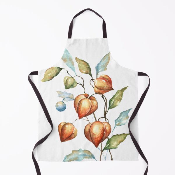 Item preview, Physalis nature watercolor art vintage designed and sold by AnjaLiaDesigns.