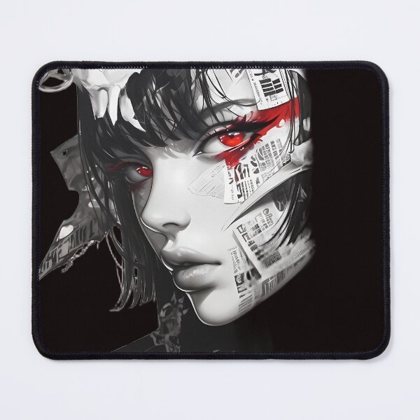 Item preview, Red Oni Gaze – Cyber Demon Priestess designed and sold by aiartroom31.