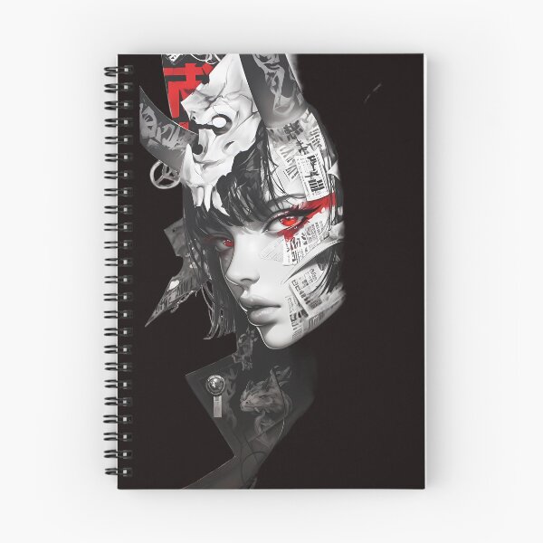 Item preview, Red Oni Gaze – Cyber Demon Priestess designed and sold by aiartroom31.