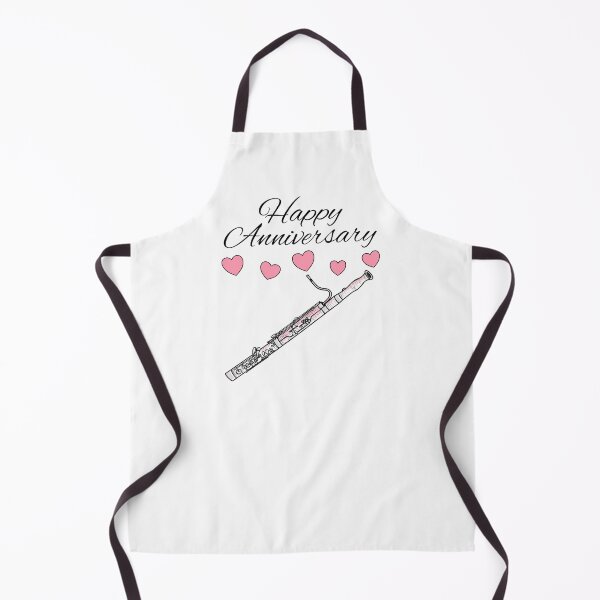 Item preview, Happy Anniversary, Bassoon Player Woodwind Musician Wedding designed and sold by doodlerob.