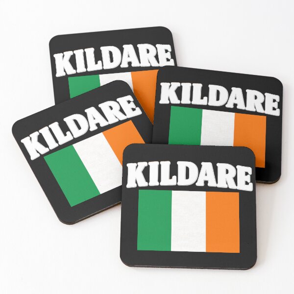 Item preview, Kildare County Kildare Ireland with Irish Flag designed and sold by OliDesigns.