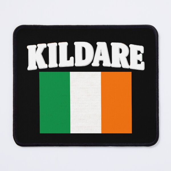 Item preview, Kildare County Kildare Ireland with Irish Flag designed and sold by OliDesigns.