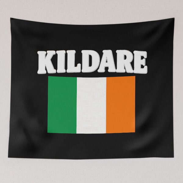 Item preview, Kildare County Kildare Ireland with Irish Flag designed and sold by OliDesigns.