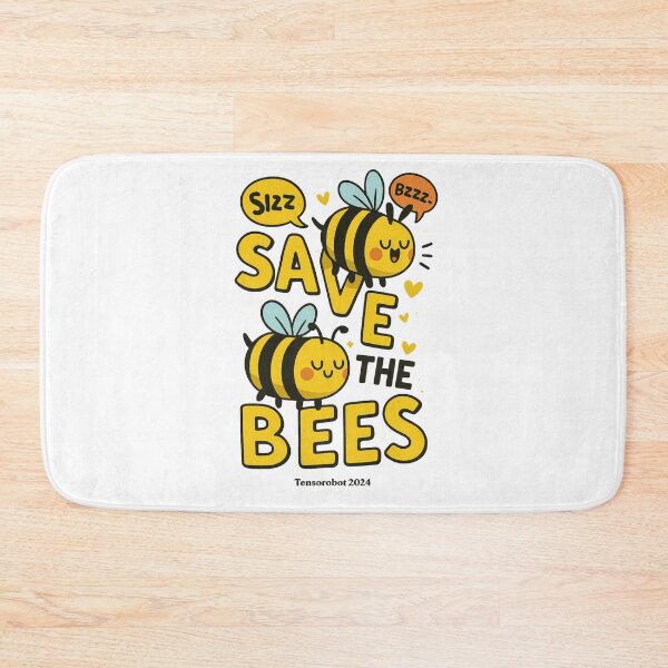 Item preview, Save the Bees – Cute Bumblebee Awareness Design with Sizz & Bzzz designed and sold by veinmerch.