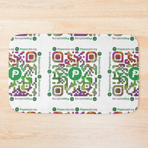 Item preview, Url PepeCoin $PEP QR CODE WHITE designed and sold by NoiseToSeeYou.