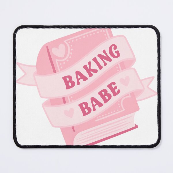 Item preview, Baking Babe Pink Recipe Book – Cute Pastel Kitchen Lover Design designed and sold by veinmerch.