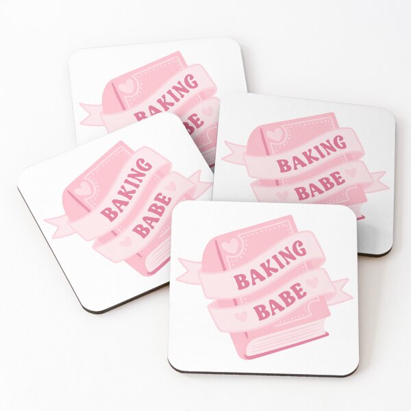 Item preview, Baking Babe Pink Recipe Book – Cute Pastel Kitchen Lover Design designed and sold by veinmerch.