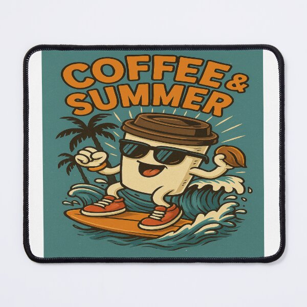 Item preview, Coffee & Summer – Energy on the Waves designed and sold by BistreaDesign.