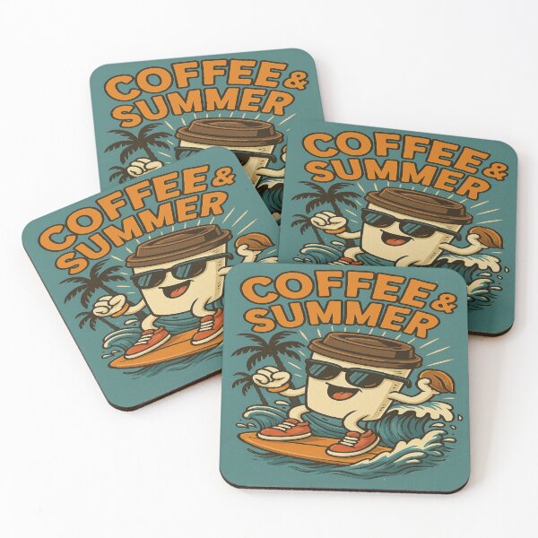 Item preview, Coffee & Summer – Energy on the Waves designed and sold by BistreaDesign.
