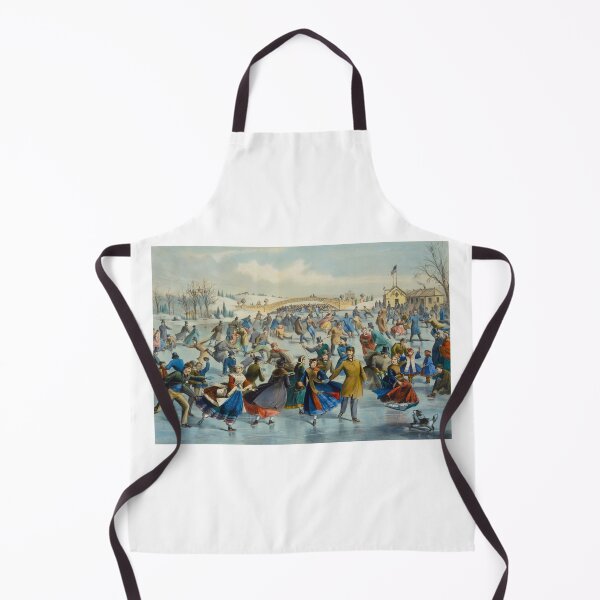 Item preview, Skating in Central Park (1862) designed and sold by 19th Century in Color.