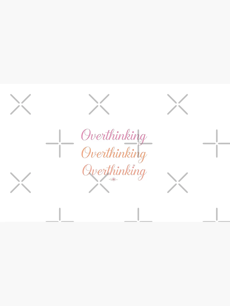 Thumbnail 4 of 4, Coffee Mug, Overthinking designed and sold by TSGDesign.