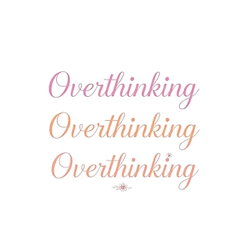 Artwork thumbnail, Overthinking by TSGDesign