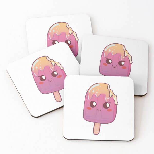 Item preview, kawaii ice cream strawberry designed and sold by Lilla23.