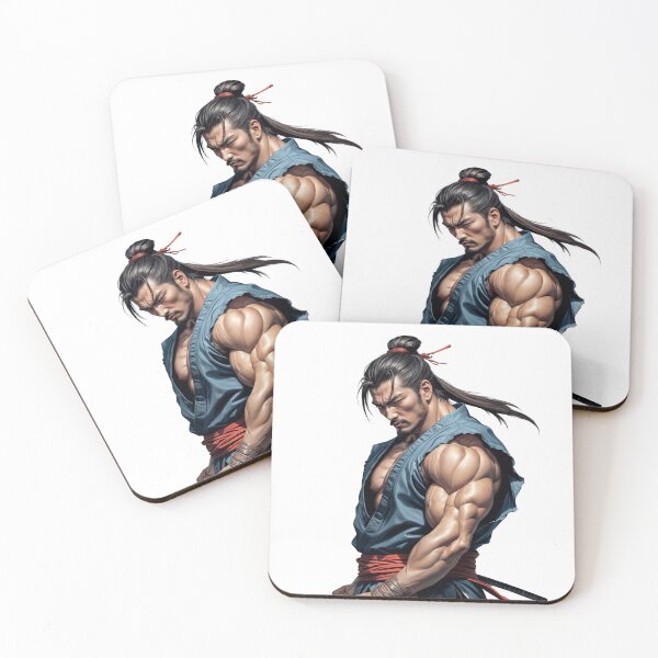 Item preview, Ronin culturista entrenando duro designed and sold by Danh Style.