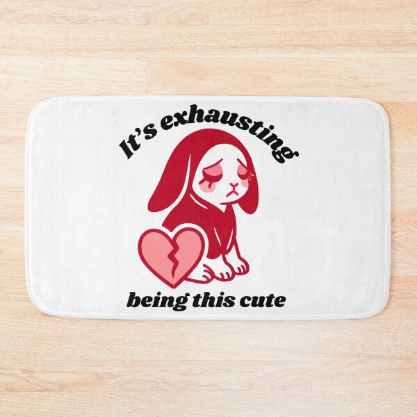 Item preview, It’s exhausting being this cute Bunny designed and sold by FarieArt.