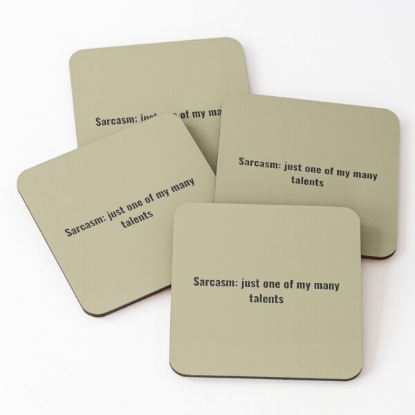 Item preview, Sarcasm – Just One of My Many Talents | Funny Smart-Aleck Quote designed and sold by thecrackedmoon.