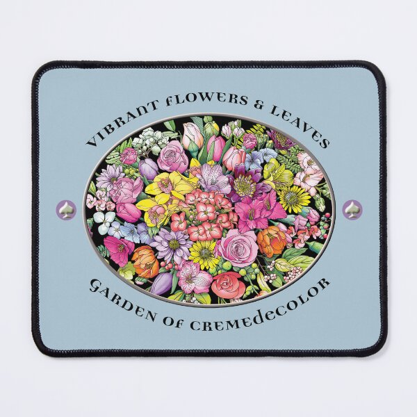 Item preview, Vibrant Flowers and Leaves from the Garden of Cremedecolor designed and sold by cremedecolor.