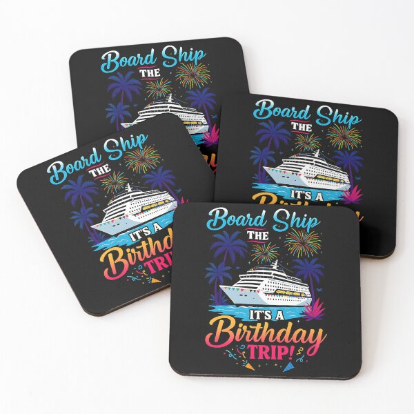 Item preview, Board The Ship It's A Birthday Trip Humor? designed and sold by BornBorn.