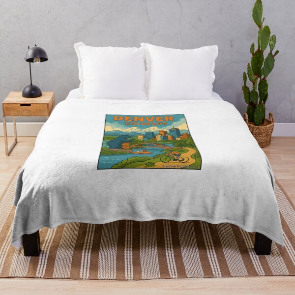Item preview, Denver, Colorado – Retro Travel Design designed and sold by Explore That City.