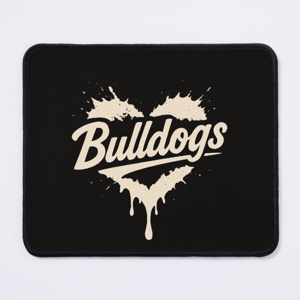 Item preview, Retro Bulldogs Heart Shirt – Grungy Sports Spirit Gift designed and sold by ArmyAbodo.