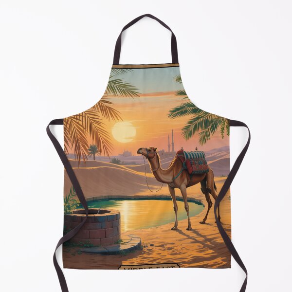Item preview, a serene desert oasis at sunset.  designed and sold by Lilashakti ⭐️ ⭐️ ⭐️ ⭐️ ⭐️.