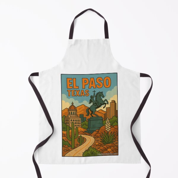 Item preview, El Paso, Texas – Retro Travel Design designed and sold by Explore That City.