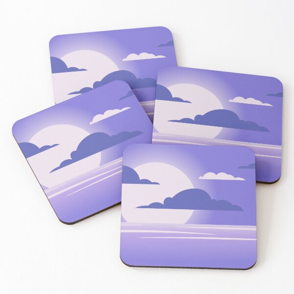 Item preview, seascape in purple designed and sold by Tanysha54.
