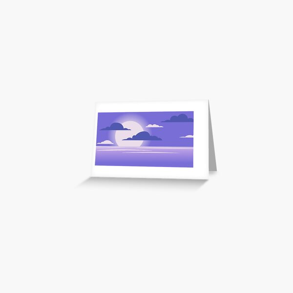 Item preview, seascape in purple designed and sold by Tanysha54.