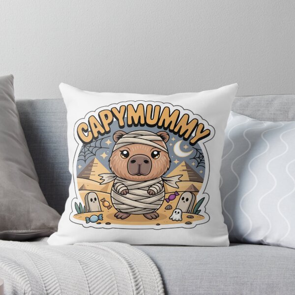 Item preview, Capymummy | Cute Halloween Mummy Capybara Sticker – Chibi Style designed and sold by Nuist25.