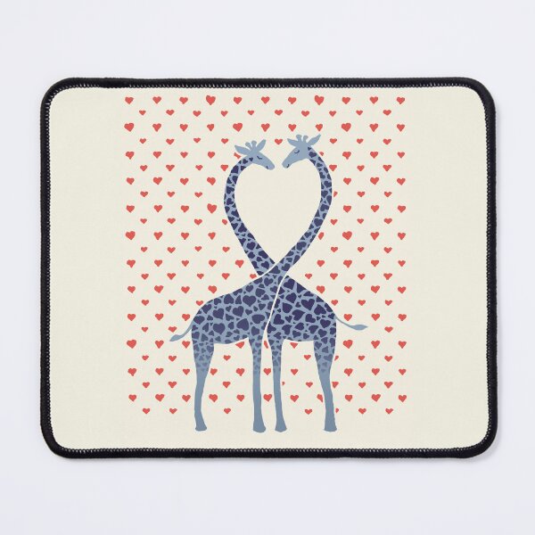 Item preview, Giraffes in Love - A Valentine's Day Illustration designed and sold by micklyn.