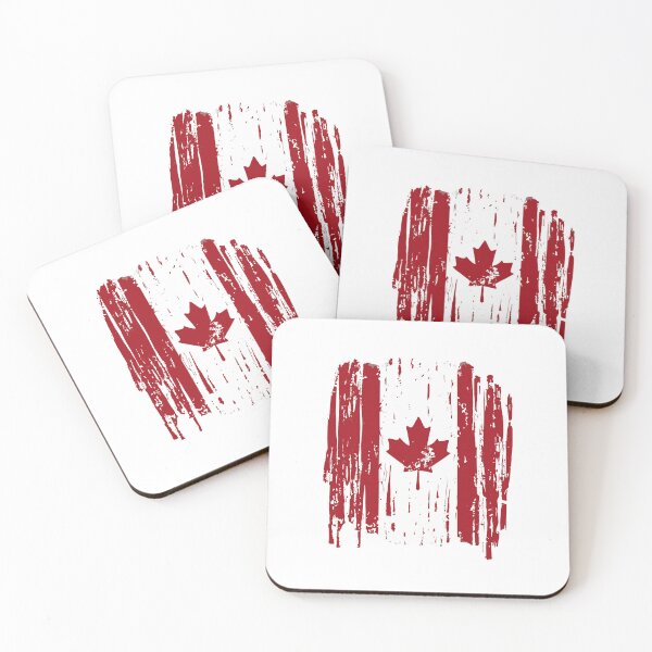 Item preview, Oh Canada Distressed Flag  designed and sold by fetch-it-studio.
