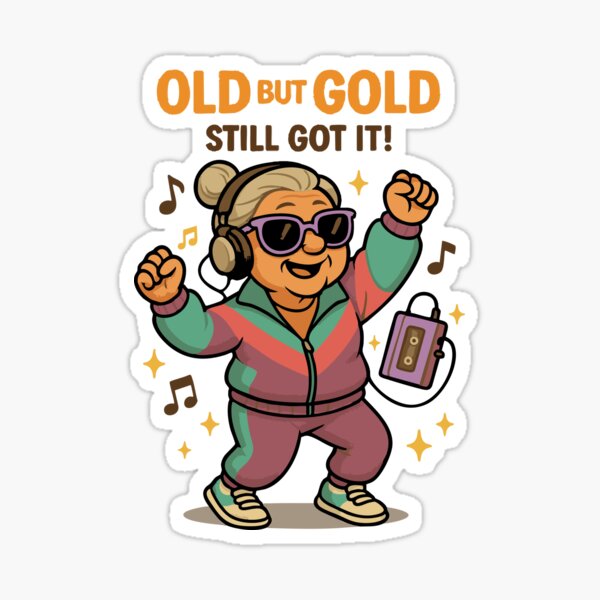 Item preview, Old but Gold - granny's birthday funny gift designed and sold by davidartcorner.