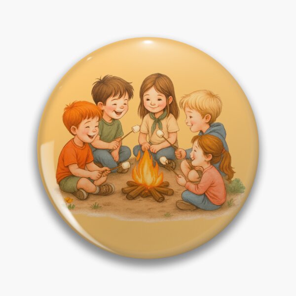 Artikelvorschau, Timeless Playtime - Kids at the Campfire – Marshmallow Moments & Laughs entworfen und verkauft von Neonyx2020.