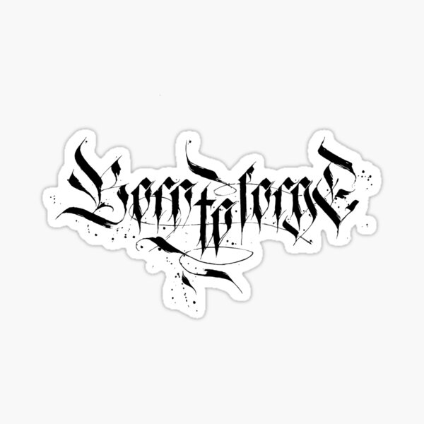 Item preview, Born To Forge Gothic Calligraphy Gifts For Calligraphylovers designed and sold by StellRocket.