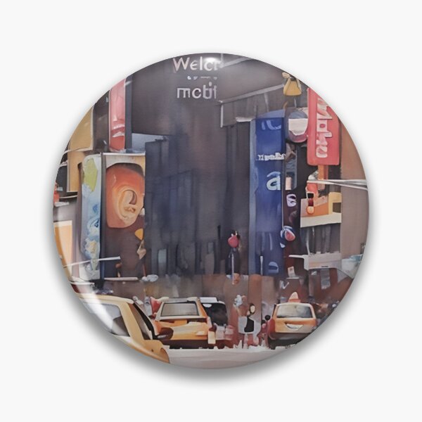 Item preview, Taxis on Fifth Avenue designed and sold by RCWatercolours.