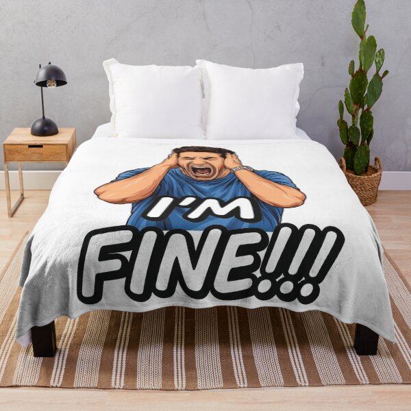 Item preview, I'm Fine! - Totally Fine! - Ross designed and sold by alinevoight.
